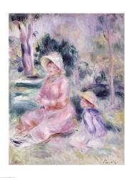 Madame Renoir and her son Pierre, 1890 | Obraz na stenu