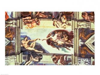 Sistine Chapel Ceiling: Creation of Adam, 1510 | Obraz na stenu