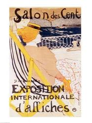 Poster advertising the 'Exposition Internationale d'Affiches', Paris, c.1896 | Obraz na stenu