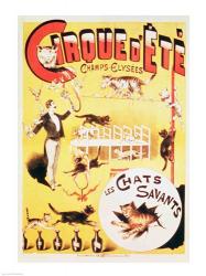 Poster advertising the Cirque d'Ete in the Champs Elysees | Obraz na stenu