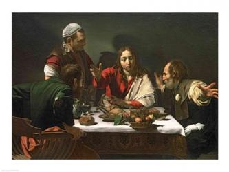 The Supper at Emmaus, 1601 | Obraz na stenu