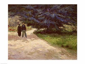Couple in the Park, Arles, 1888 | Obraz na stenu
