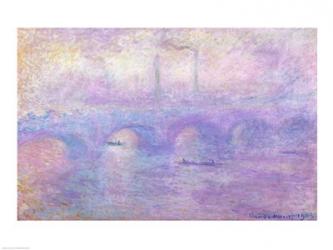 Waterloo Bridge in Fog, 1899-1901 | Obraz na stenu