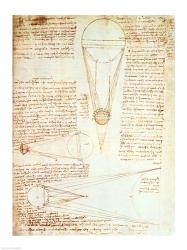 Studies of the Illumination of the Moon 1r from Codex Leicester | Obraz na stenu