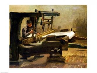 Weaver at the Loom, Facing Right, 1884 | Obraz na stenu