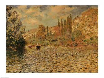 The Seine at Vetheuil | Obraz na stenu