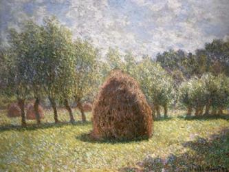 Haystacks at Giverny, 1893 | Obraz na stenu