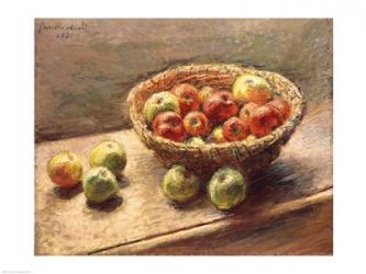 A Bowl of Apples, 1880 | Obraz na stenu