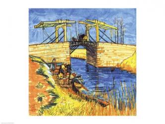 Le Pont de Langlois a Arles, 1888 | Obraz na stenu