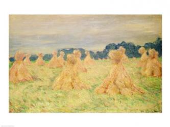 The Small Haystacks, 1887 | Obraz na stenu