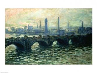 Waterloo Bridge, 1902 | Obraz na stenu