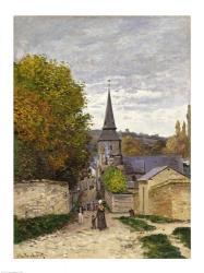 Street in Sainte-Adresse, 1868-70 | Obraz na stenu