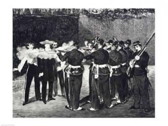 The Execution of Maximilian, 1868 | Obraz na stenu