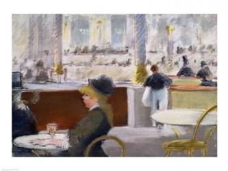 A Cafe, Place du Theatre Francais | Obraz na stenu