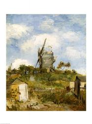 Le Moulin de Blute-Fin, Montmartre, 1886 | Obraz na stenu