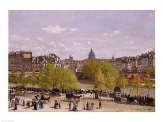 Quai du Louvre, Paris, 1866-7 | Obraz na stenu