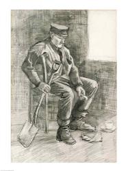 Man with a Spade Resting, 1882 | Obraz na stenu