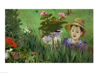 Child in the Flowers | Obraz na stenu