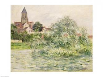 The Church and the Seine at Vetheuil, 1881 | Obraz na stenu