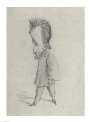 Caricature of the Journalist Theodore Pelloquet, 1858 | Obraz na stenu