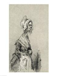 Old Woman from Normandy in Profile, 1857 | Obraz na stenu