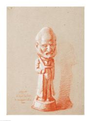 Portrait of a shareholder, from a plaster of Cuquemelle | Obraz na stenu