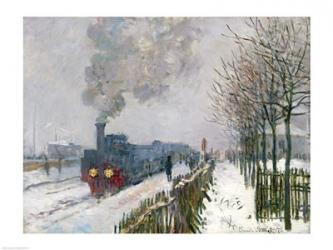 Train in the Snow or The Locomotive, 1875 | Obraz na stenu