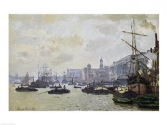 The Thames at London, 1871 | Obraz na stenu