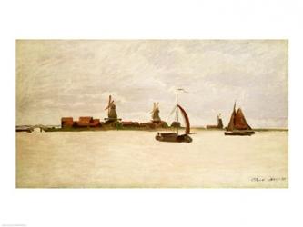 The Outer Harbour at Zaandam, 1871 | Obraz na stenu