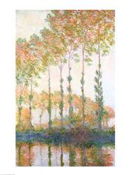 Poplars on the Banks of the Epte, Autumn, 1891 | Obraz na stenu