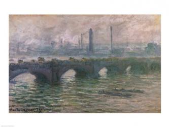Waterloo Bridge, 1901 | Obraz na stenu