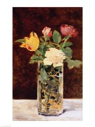 Roses and Tulips in a Vase, 1883 | Obraz na stenu