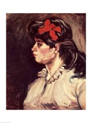 Portrait of a Woman with a Red Ribbon, 1885 | Obraz na stenu