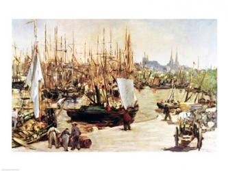 The Port of Bordeaux, 1871 | Obraz na stenu