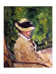 Madame Manet at Bellevue | Obraz na stenu