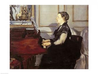 Madame Manet at the Piano, 1868 | Obraz na stenu