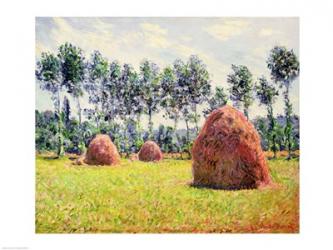 Haystacks at Giverny, 1884 | Obraz na stenu