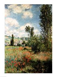 Path through the Poppies, Ile Saint-Martin, Vetheuil, 1880 | Obraz na stenu