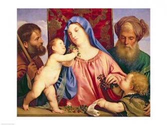 Madonna of the Cherries with Joseph | Obraz na stenu