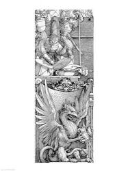 The Triumphal Arch of Emperor Maximilian I: detail of pillar | Obraz na stenu