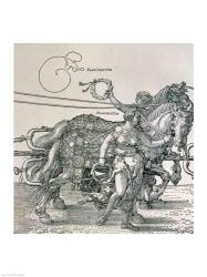 Triumphal Chariot of Emperor Maximilian I of Germany: detail of the horse teams | Obraz na stenu