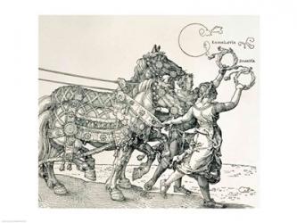 Triumphal Chariot of Emperor Maximilian I of Germany: detail of the horse teams | Obraz na stenu