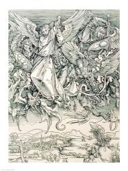St. Michael Battling with the Dragon from the 'Apocalypse' | Obraz na stenu