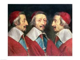Triple Portrait of the Head of Richelieu, 1642 | Obraz na stenu