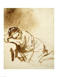 A Young Woman Sleeping | Obraz na stenu