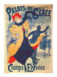 Poster advertising the Palais de Glace on the Champs Elysees | Obraz na stenu
