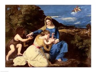 The Virgin and Child with Saints | Obraz na stenu