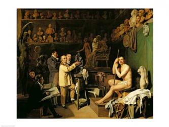 The Studio of Jean Antoine Houdon | Obraz na stenu