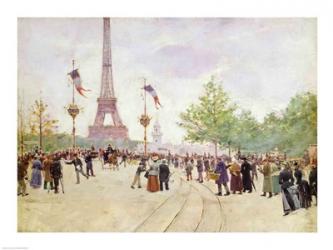 Entrance to the Exposition Universelle, 1889 | Obraz na stenu