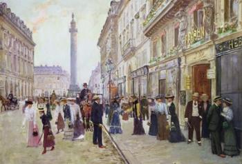 Workers leaving the Maison Paquin | Obraz na stenu